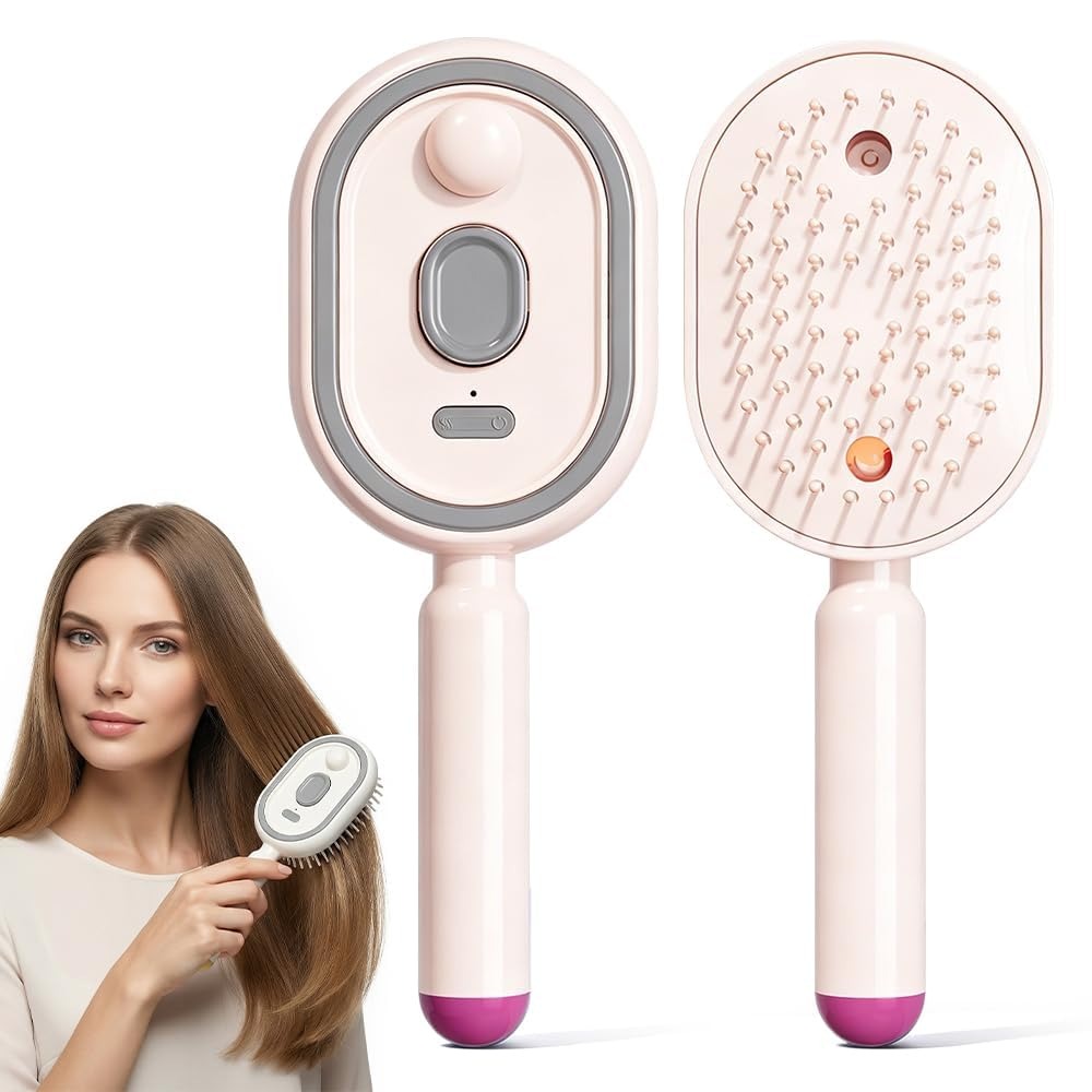 Electric Spray Air Cushion Massage Hair Brush | Mist Scalp Massager | Anti-Frizz Hair Comb | Rechargeable Hair Brush Pakistan⭐⭐⭐⭐⭐ (4.9/5) Ratings
