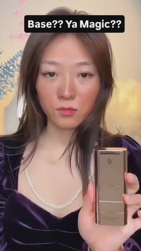 2 in 1 Foundation Stick & Concealer – Full Coverage, Long Lasting Makeup Stick for Flawless Skin